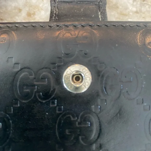 Gucci Black Guccissima Wallet w/ Dustbag & Box - Picture 8 of 12